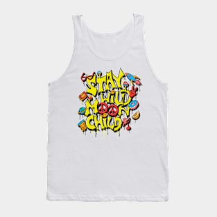 Satay wild moon child Tank Top